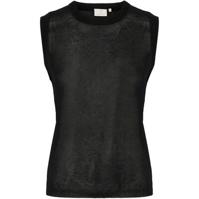 Ärmelloser Pullover Damen KAFFE Linn Noir M Femme Ärmelloser Pullover Damen KAFFE Linn Noir M Femme