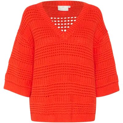 Pullover Damen KAFFE Teresa Orange 2XL Femme Pullover Damen KAFFE Teresa Orange 2XL Femme