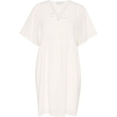 Kleid Damen KAFFE Rumba Blanc 42 Femme Kleid Damen KAFFE Rumba Blanc 42 Femme