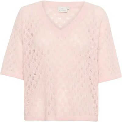Damen V-Ausschnitt Pulli KAFFE Lourine Rose XL Femme Damen V-Ausschnitt Pulli KAFFE Lourine Rose XL Femme