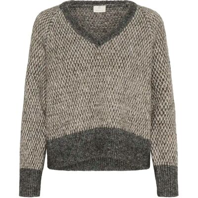 Pullover Damen KAFFE Melinda Gris L Femme Pullover Damen KAFFE Melinda Gris L Femme