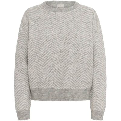Pullover Damen KAFFE Bitzy Gris 2XL Femme Pullover Damen KAFFE Bitzy Gris 2XL Femme