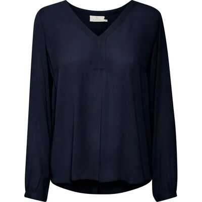 Langärmelige Bluse, Frau KAFFE Amber Bleu 40 Femme Langärmelige Bluse, Frau KAFFE Amber Bleu 40 Femme