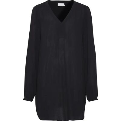 Tunika mit V-Ausschnitt Frau KAFFE Amber Noir 34 Femme Tunika mit V-Ausschnitt Frau KAFFE Amber Noir 34 Femme