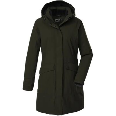 Lange Regenjacke mit Kapuze für Damen Killtec Kow 18 Vert 42 Femme Lange Regenjacke mit Kapuze für Damen Killtec Kow 18 Vert 42 Femme