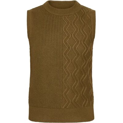 Ärmelloser Pullover Damen KnowledgeCotton Apparel Vert XS Femme Ärmelloser Pullover Damen KnowledgeCotton Apparel Vert XS Femme