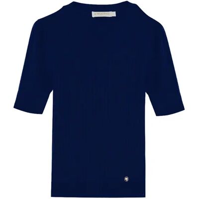 Pullover Damen La Petite Étoile Pull Sofiana Bleu 40 Femme Pullover Damen La Petite Étoile Pull Sofiana Bleu 40 Femme