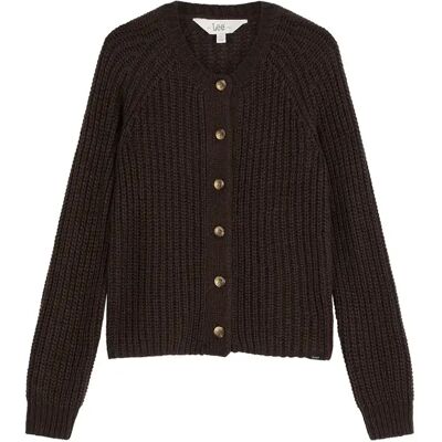 Strickjacke, Damen Lee Chunky Marron L Femme Strickjacke, Damen Lee Chunky Marron L Femme