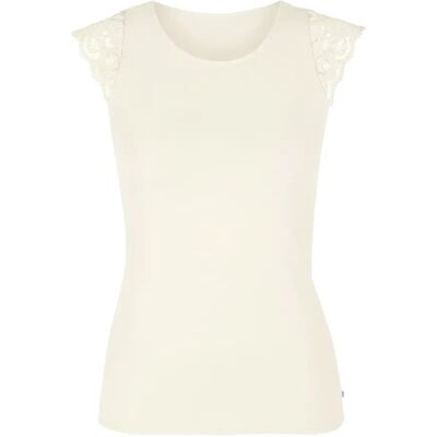 Damen T-Shirt mit kurzen Ärmeln Lisca Retromania Blanc L Femme Damen T-Shirt mit kurzen Ärmeln Lisca Retromania Blanc L Femme