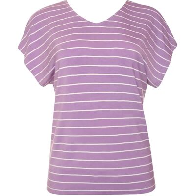 T-Shirt mit breiten Schultern für Frauen Lisca Posh Violet L Femme T-Shirt mit breiten Schultern für Frauen Lisca Posh Violet L Femme