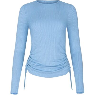 Langarm-T-Shirt mit verstellbaren Seiten für Frauen Lisca Kenza Bleu L Femme Langarm-T-Shirt mit verstellbaren Seiten für Frauen Lisca Kenza Bleu L Femme