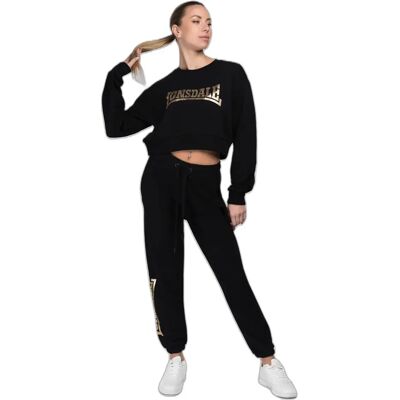 Sweatshirt, kurz, Rundhalsausschnitt, Damen Lonsdale Culbokie Noir M Femme Sweatshirt, kurz, Rundhalsausschnitt, Damen Lonsdale Culbokie Noir M Femme