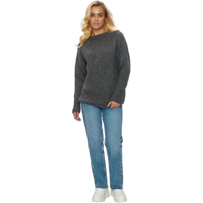 Pullover Damen Makadamia Gris TU Femme Pullover Damen Makadamia Gris TU Femme