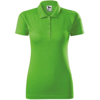 Polo-Shirt Damen Malfini Single J. 223 Vert L Femme Polo-Shirt Damen Malfini Single J. 223 Vert L Femme