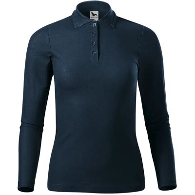 Langarm-Polo aus Piquématerial für Damen Malfini 231 Bleu M Femme Langarm-Polo aus Piquématerial für Damen Malfini 231 Bleu M Femme