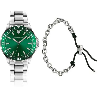 Frauen Geschenkbox Uhr Marc Lauder Vilnius Gris 22x22 mm Femme Frauen Geschenkbox Uhr Marc Lauder Vilnius Gris 22x22 mm Femme