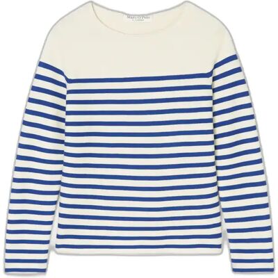 Streifen Boot-Ausschnitt Pullover Damen Marc O'Polo Bleu M Femme Streifen Boot-Ausschnitt Pullover Damen Marc O'Polo Bleu M Femme