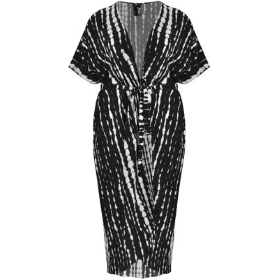 Damen Kimono mit Muster Mat Fashion Noir TU Femme Damen Kimono mit Muster Mat Fashion Noir TU Femme
