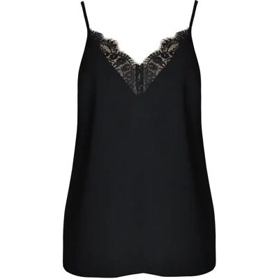 Top mit V-Ausschnitt für Damen Mat Fashion Noir M Femme Top mit V-Ausschnitt für Damen Mat Fashion Noir M Femme