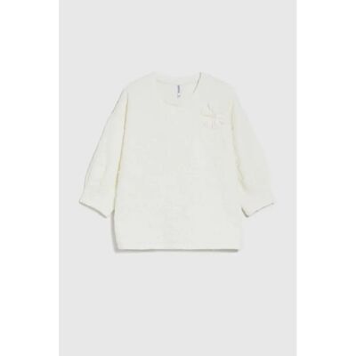 Pullover Damen Moodo L-BL-4912 Blanc XS Femme Pullover Damen Moodo L-BL-4912 Blanc XS Femme