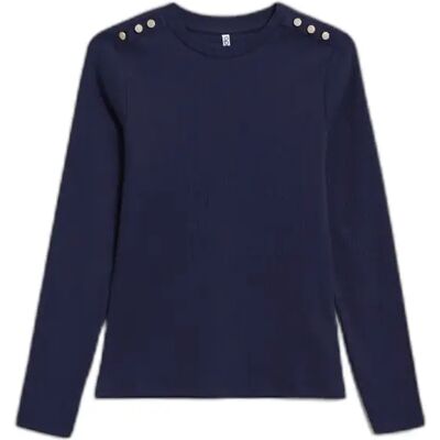 Pullover Damen Moodo L-TS-4900 Bleu M Femme Pullover Damen Moodo L-TS-4900 Bleu M Femme