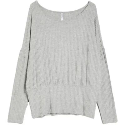 Pullover Damen Moodo Z-TS-4819 Gris XS Femme Pullover Damen Moodo Z-TS-4819 Gris XS Femme