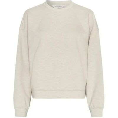 Sweatshirt Damen Moss Copenhagen Taia Briena Blanc L/XL Femme Sweatshirt Damen Moss Copenhagen Taia Briena Blanc L/XL Femme