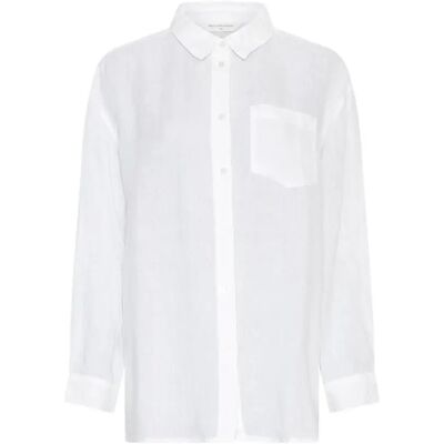 Damenhemd Moss Copenhagen Pearlina Blanc M/L Femme Damenhemd Moss Copenhagen Pearlina Blanc M/L Femme