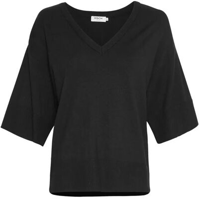 Damen V-Ausschnitt Pulli Moss Copenhagen Eslina Rachelle 2/4 Noir 42/44 Femme Damen V-Ausschnitt Pulli Moss Copenhagen Eslina Rachelle 2/4 Noir 42/44 Femme