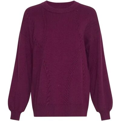 Pullover Damen Moss Copenhagen Cecelia Peony Rouge S/M Femme Pullover Damen Moss Copenhagen Cecelia Peony Rouge S/M Femme