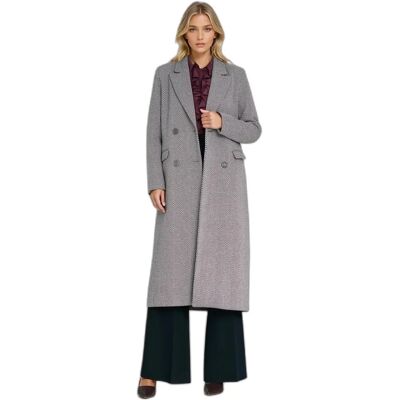 Damenmantel Nife Gris 40 Femme Damenmantel Nife Gris 40 Femme