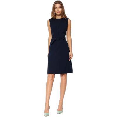 Ärmelloses Kleid, Damen Nife Elegant Bleu 36 Femme Ärmelloses Kleid, Damen Nife Elegant Bleu 36 Femme