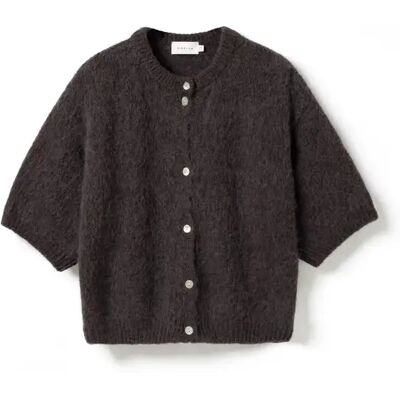 Damen Kurzarm-Cardigan Noella Kae Marron M/L Femme Damen Kurzarm-Cardigan Noella Kae Marron M/L Femme