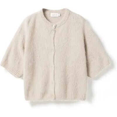 Damen Kurzarm-Cardigan Noella Kae Blanc XS/S Femme Damen Kurzarm-Cardigan Noella Kae Blanc XS/S Femme
