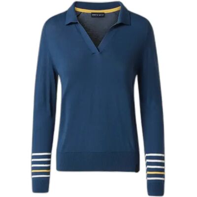 Damen V-Ausschnitt Pulli North Sails 14GG Bleu S Femme Damen V-Ausschnitt Pulli North Sails 14GG Bleu S Femme