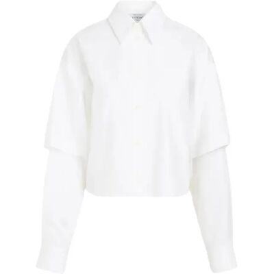 Langarmshirt Damen Off White Blanc 42 Femme Langarmshirt Damen Off White Blanc 42 Femme