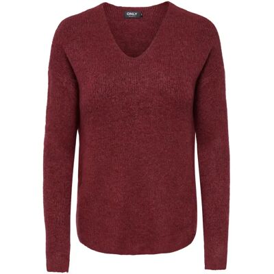 Damen V-Ausschnitt Pulli Only Camilla Rouge XS Femme Damen V-Ausschnitt Pulli Only Camilla Rouge XS Femme