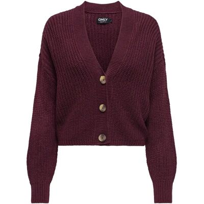 Strickjacke, Damen Only Carol Nice Rouge M Femme Strickjacke, Damen Only Carol Nice Rouge M Femme