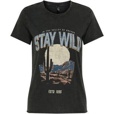 T-Shirt Only Lucy Noir XS Femme T-Shirt Only Lucy Noir XS Femme