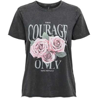 T-Shirt Only Lucy Noir L Femme T-Shirt Only Lucy Noir L Femme