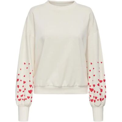 Sweatshirt Damen Only Brooke Blanc XS Femme Sweatshirt Damen Only Brooke Blanc XS Femme