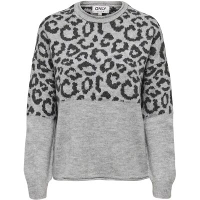 Pullover Damen Only Jade Gris XL Femme Pullover Damen Only Jade Gris XL Femme