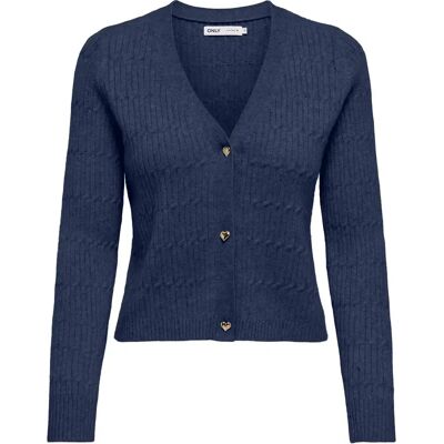 Strickjacke, Damen Only Katia Bleu L Femme Strickjacke, Damen Only Katia Bleu L Femme
