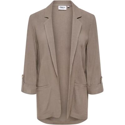 Blazer 3/4 Damen Only Siesta Gris 34 Femme Blazer 3/4 Damen Only Siesta Gris 34 Femme