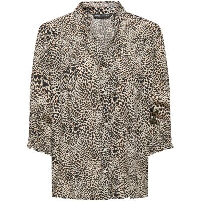 Hemd, Damen, 3/4-Ärmel Only Raya Beige XS Femme Hemd, Damen, 3/4-Ärmel Only Raya Beige XS Femme