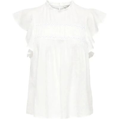 Damenbluse Only Katti Blanc M Femme Damenbluse Only Katti Blanc M Femme