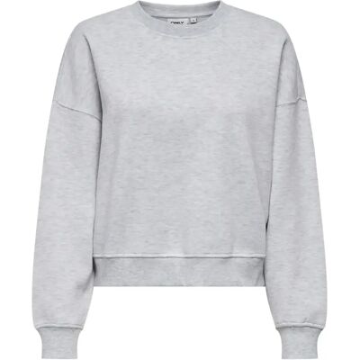 Sweatshirt Damen Only Best Gris XL Femme Sweatshirt Damen Only Best Gris XL Femme
