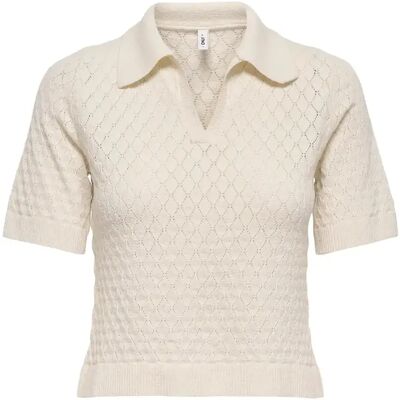 Polo-Shirt Damen Only Cosima Beige M Femme Polo-Shirt Damen Only Cosima Beige M Femme