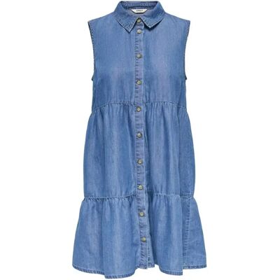 Jeanskleid Damen Only Bea Siesta Bleu M Femme Jeanskleid Damen Only Bea Siesta Bleu M Femme
