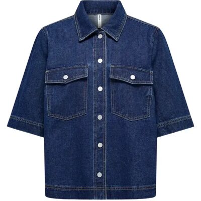 Damenhemd Only Belle Bleu L Femme Damenhemd Only Belle Bleu L Femme